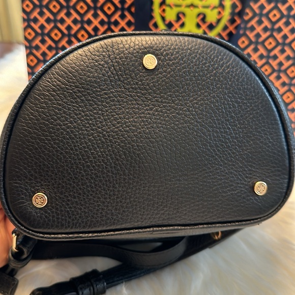 Like new Authentic Tory Burch Thea Mini Bucket Backpack in black. - Picture 11 of 16